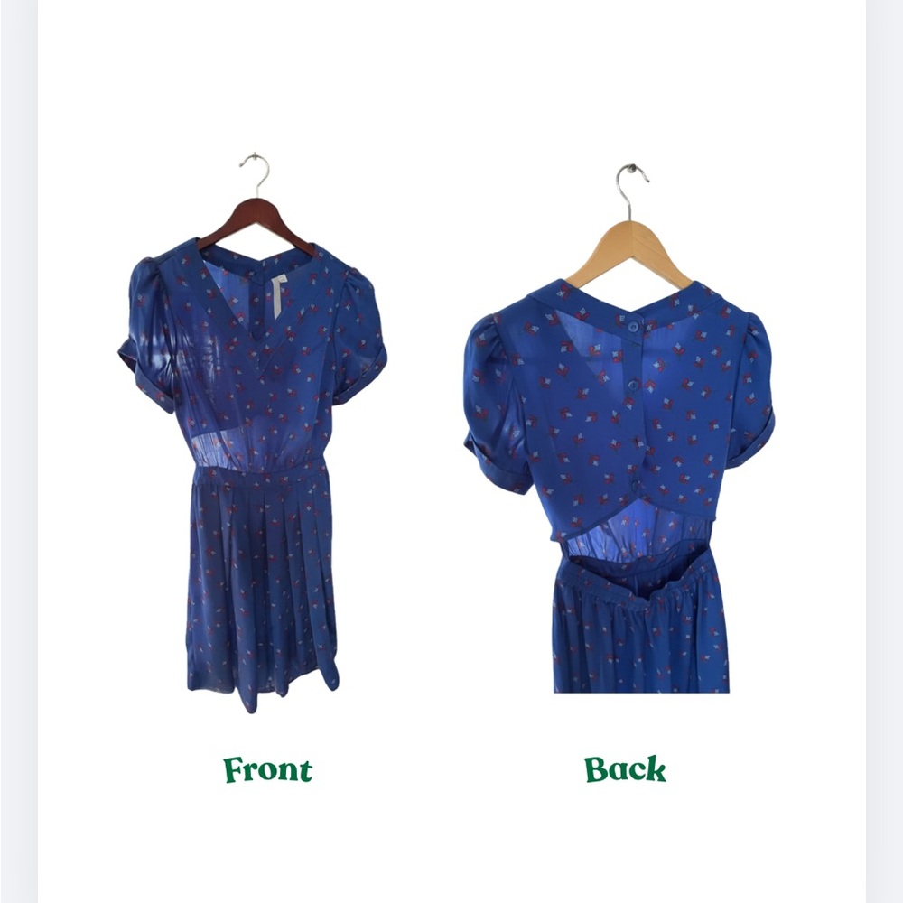 Blue Floral Dress